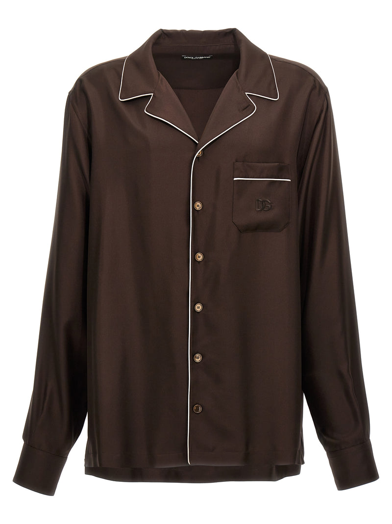 Dolce & Gabbana Logo Embroidery Shirt Variant 1 | Urbale... | Urbalenti™ NYC