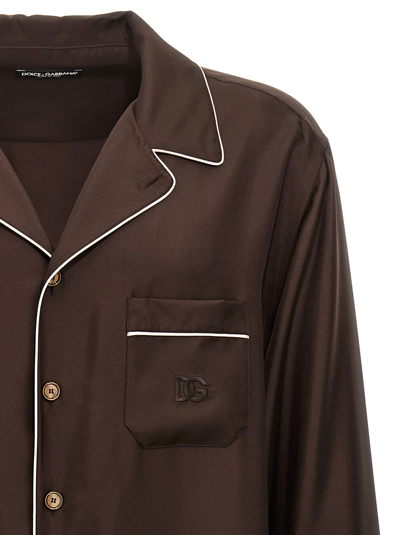 Dolce & Gabbana Logo Embroidery Shirt Variant 1 | Urbale... | Urbalenti™ NYC