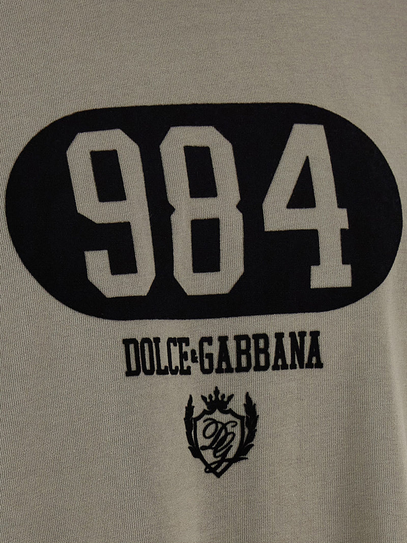 Dolce & Gabbana Flocked Print T-shirt | Urbalenti™ NYC