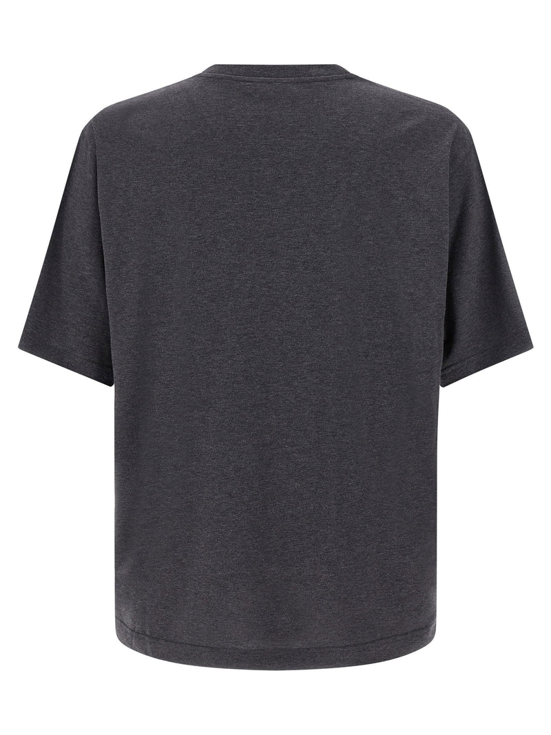 Dolce & Gabbana Dolce & Gabbana Flocked Print T-shirt | URBALENTI™ NYC