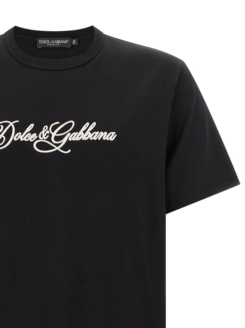 Dolce & Gabbana Dolce & Gabbana Logo Embroidery T-shirt