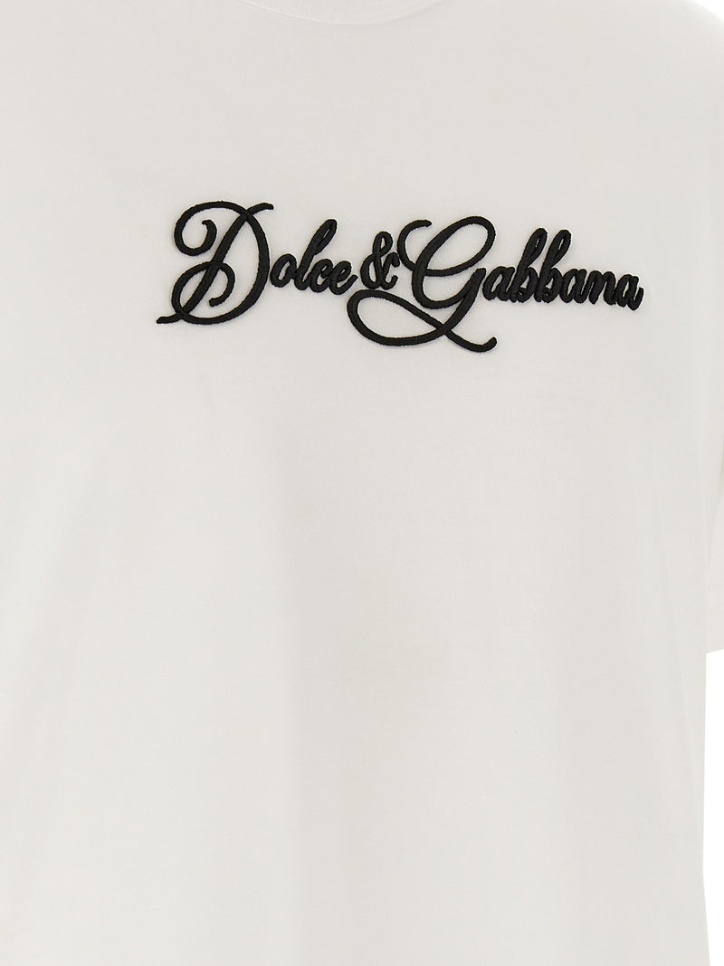 Dolce & Gabbana Dolce & Gabbana Logo Embroidery T-shirt