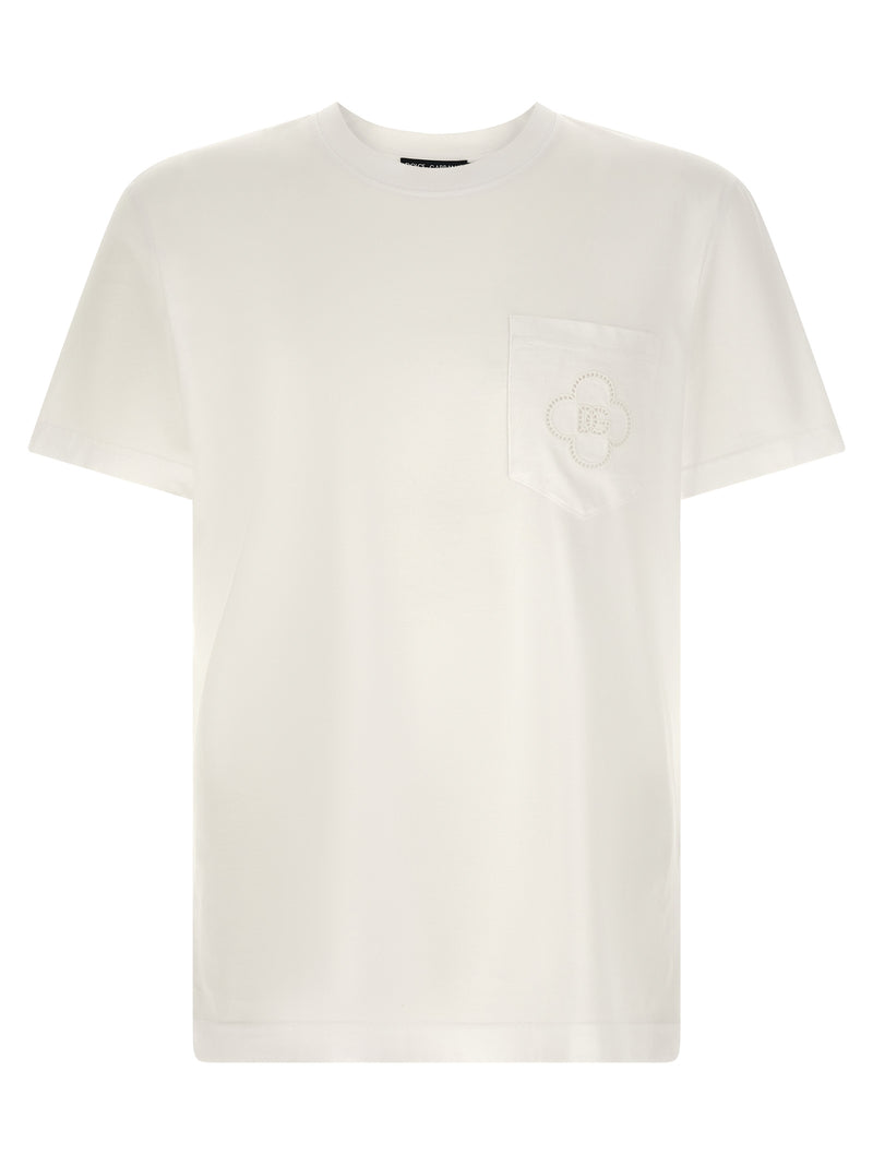Dolce & Gabbana Dolce & Gabbana Openwork Logo T-shirt