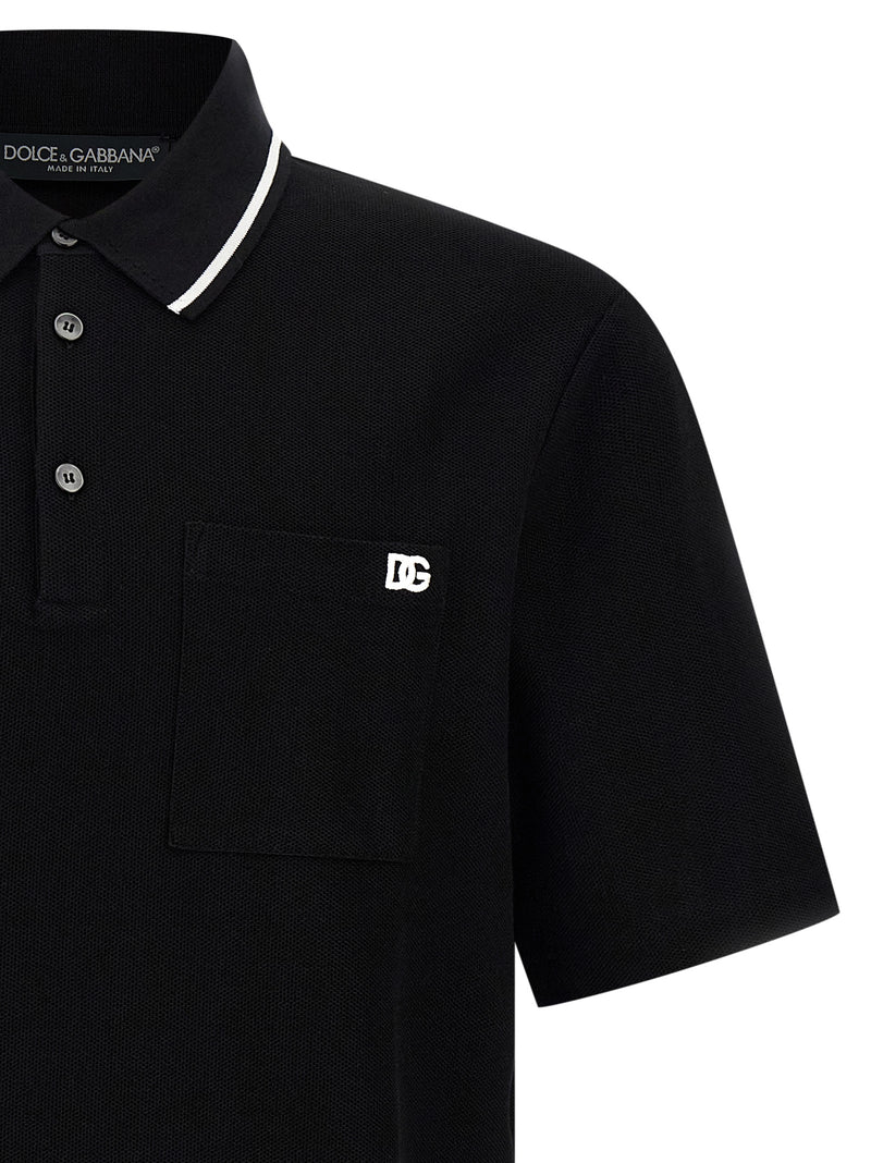 Dolce & Gabbana Embroidery Polo Shirt | Urbalenti™ NYC