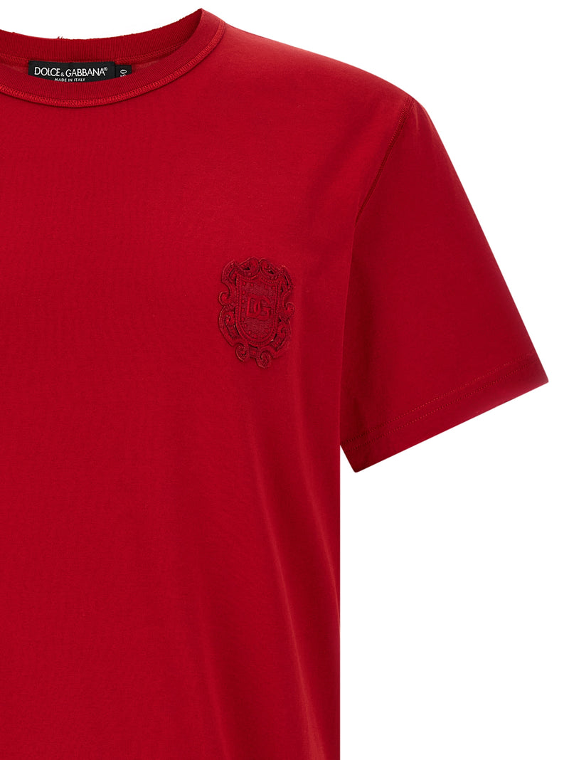 Dolce & Gabbana Dolce & Gabbana Tone-on-tone Patch T-shirt