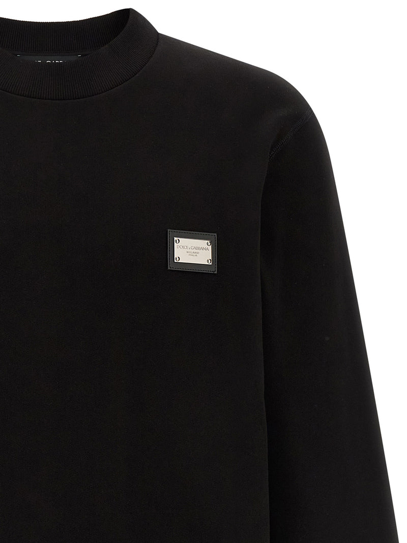 Dolce & Gabbana Dolce & Gabbana Logo Plate Sweatshirt