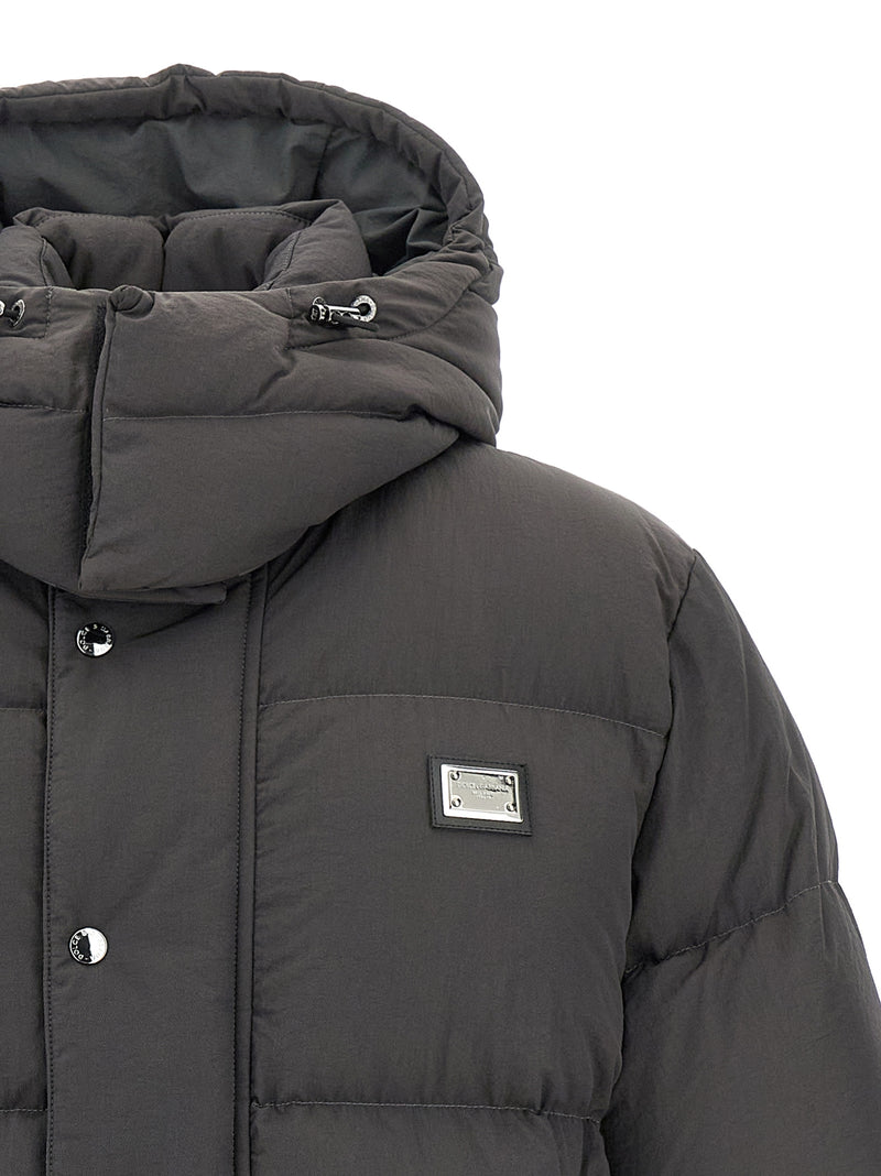 Dolce & Gabbana Dolce & Gabbana Logo Patch Down Jacket