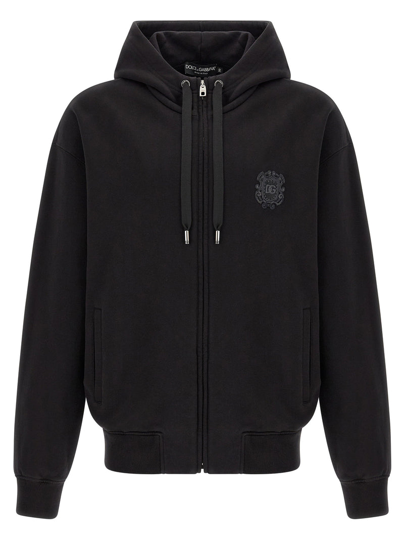 Dolce & Gabbana Dolce & Gabbana Coat Of Arms Logo Hoodie