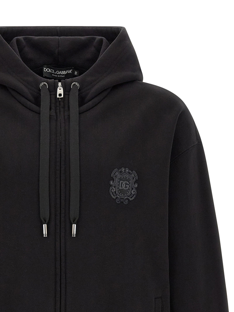 Dolce & Gabbana Dolce & Gabbana Coat Of Arms Logo Hoodie