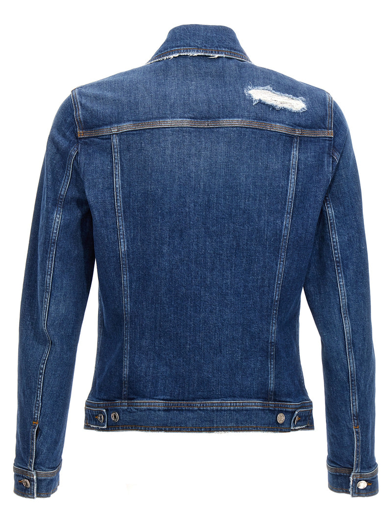 Dolce & Gabbana Denim Jacket With Used Effect | Urbalenti™ NYC