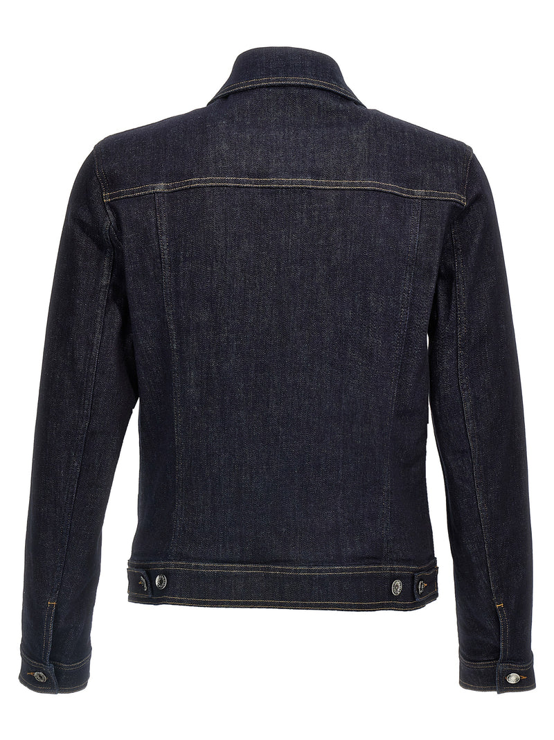 Dolce & Gabbana Logo Denim Jacket | Urbalenti™ NYC