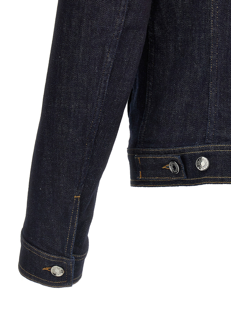 Dolce & Gabbana Logo Denim Jacket | Urbalenti™ NYC