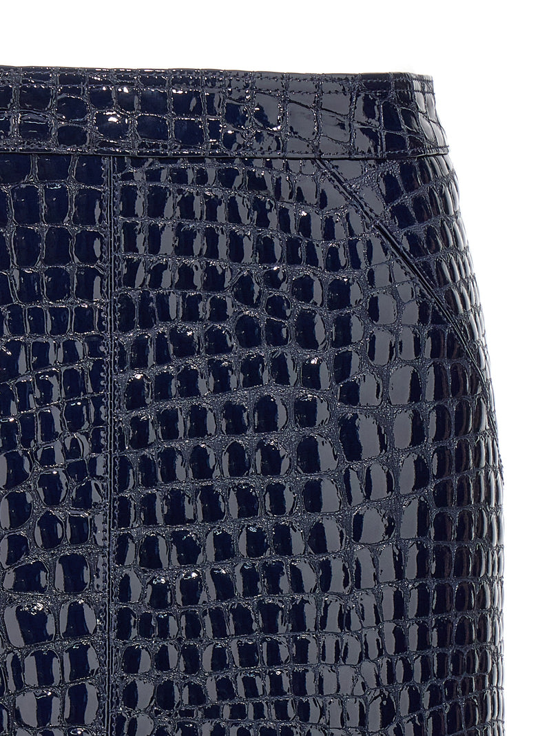 Tom Ford Croc Print Skirt | Urbalenti™ NYC