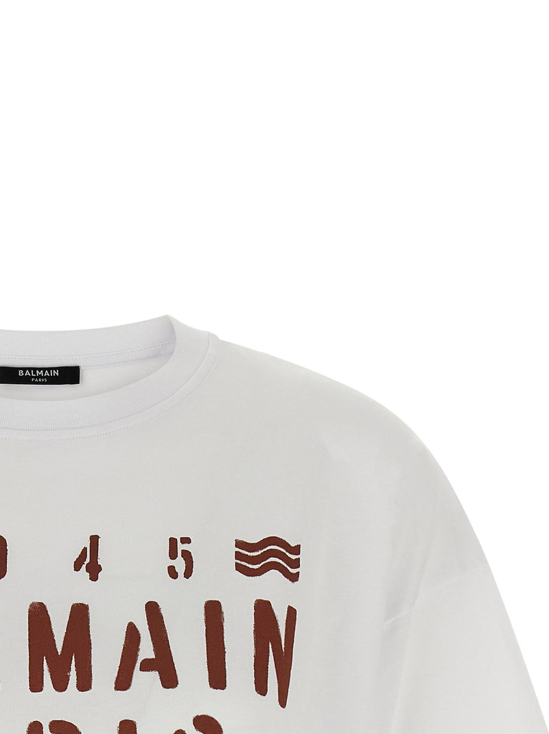 Balmain Balmain Plage Print T-shirt