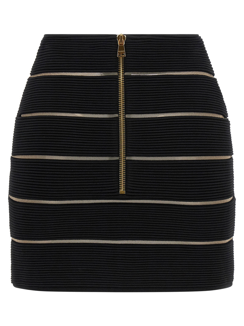Balmain Balmain V-shaped Waist Skirt