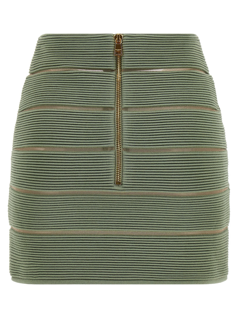 Balmain Balmain V-shaped Waist Skirt