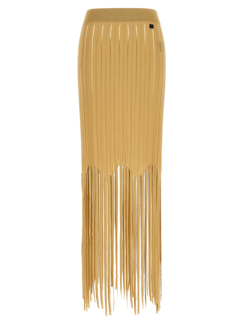 Balmain Balmain Fringed Skirt