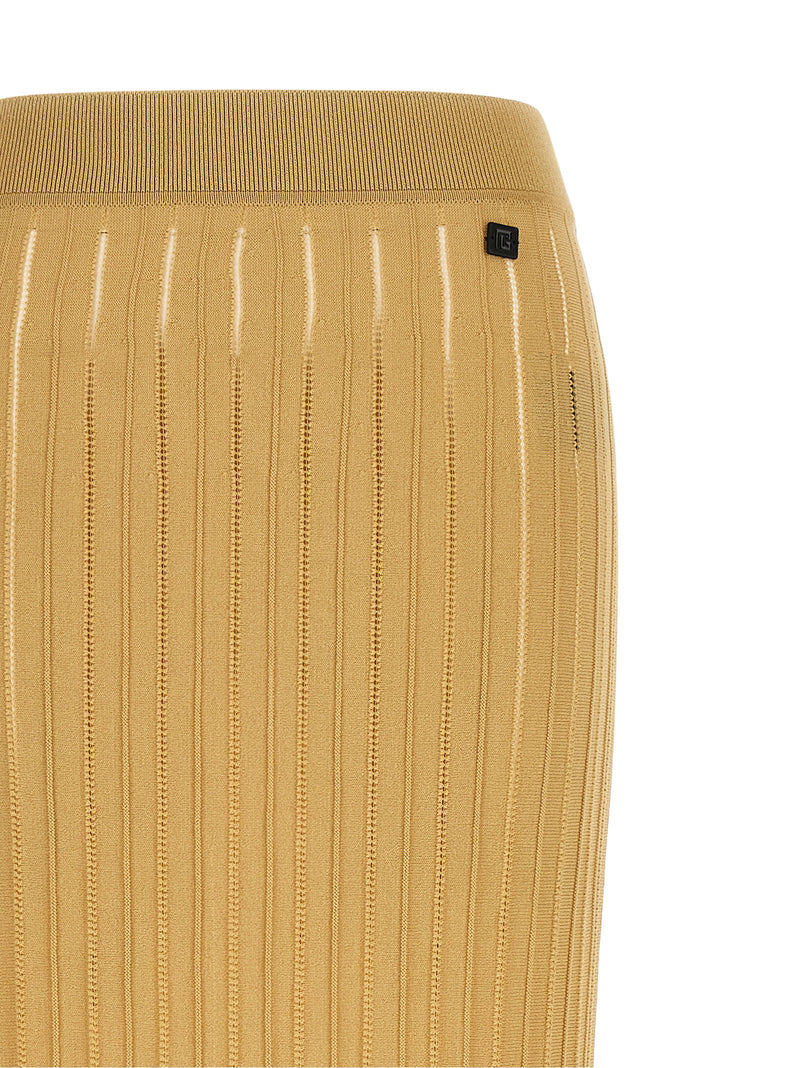 Balmain Balmain Fringed Skirt