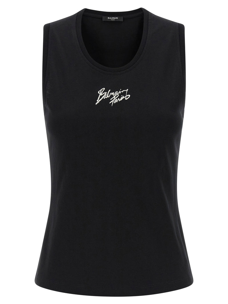 Balmain Balmain Paris Print Top