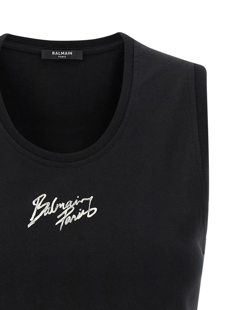 Balmain Balmain Paris Print Top