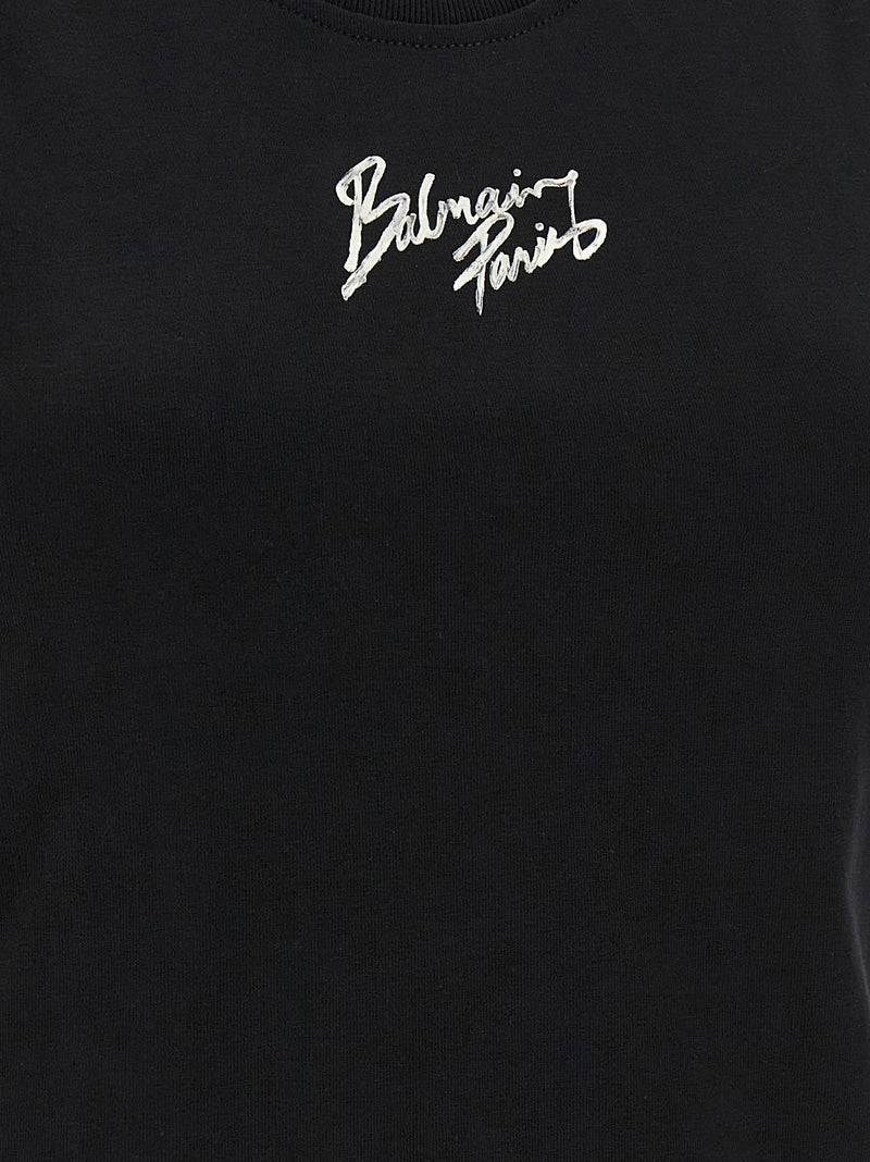 Balmain Balmain Paris Print Top
