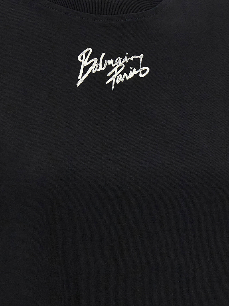Balmain Balmain Cropped T-shirt