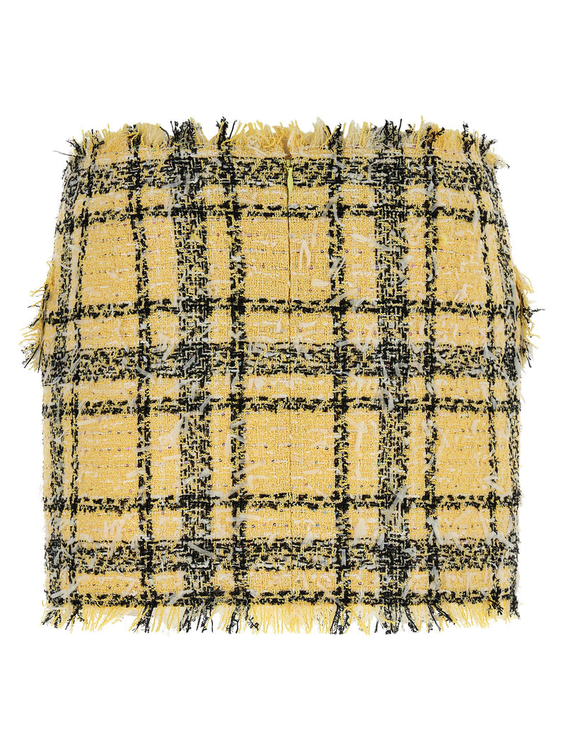 Balmain Balmain Lurex Tweed Skirt