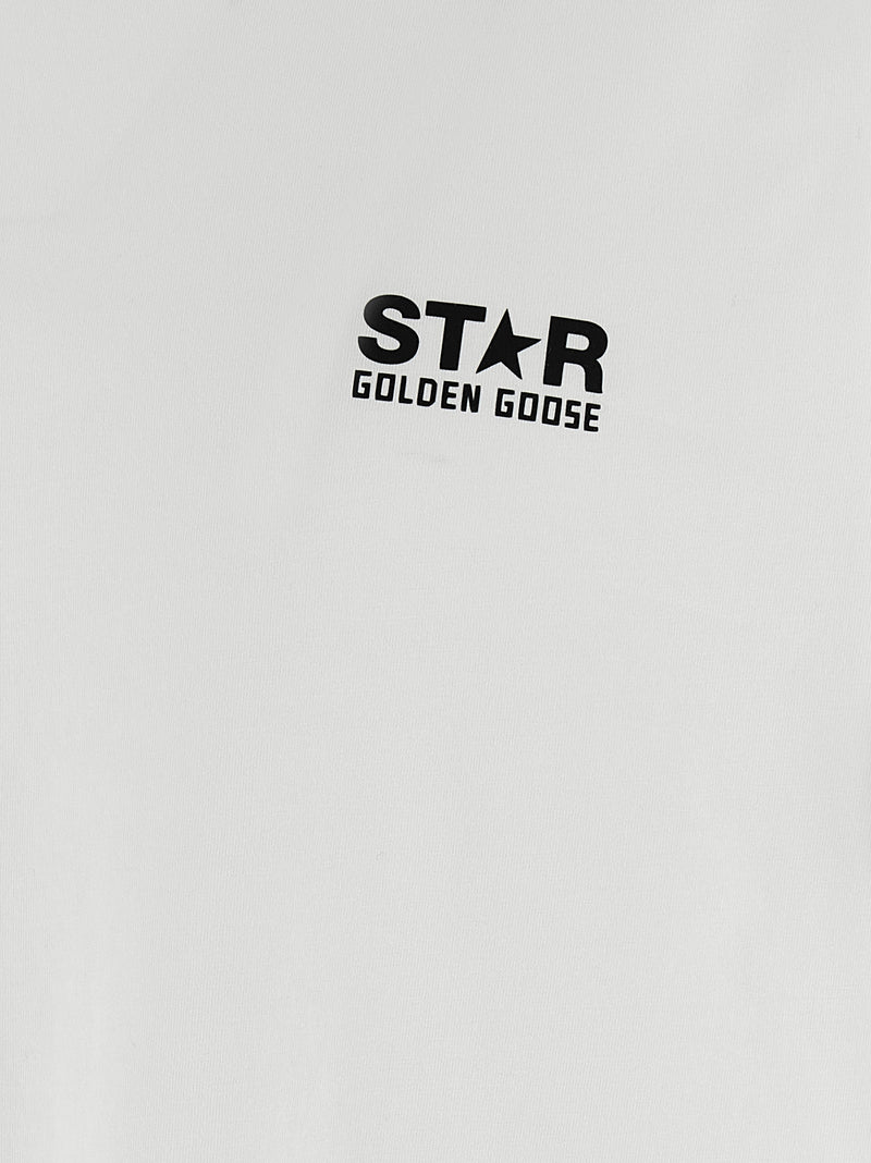 Golden Goose Logo T-Shirt - Cotton Logo Print - Style 310283 | Urbalenti... | Urbalenti™ NYC