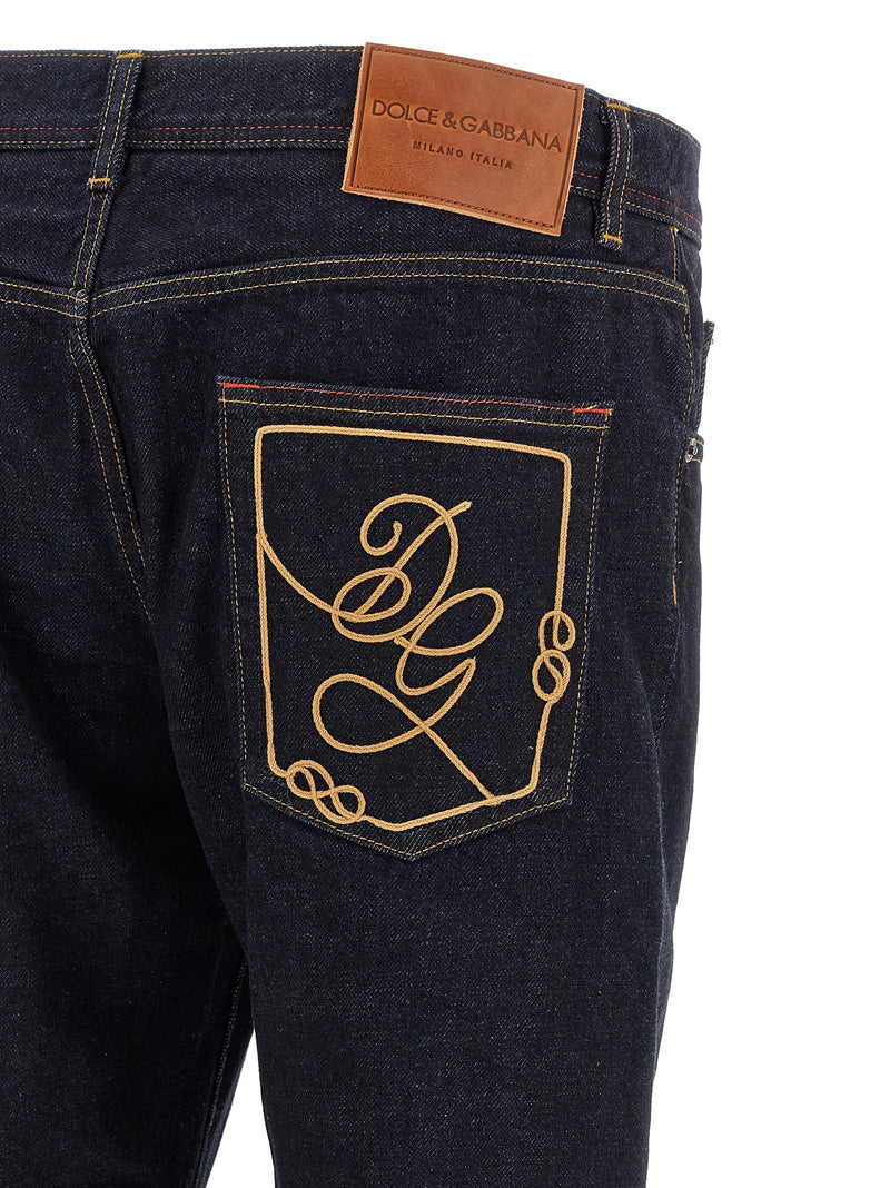 Dolce & Gabbana Dolce & Gabbana Dg Embroidery Jeans