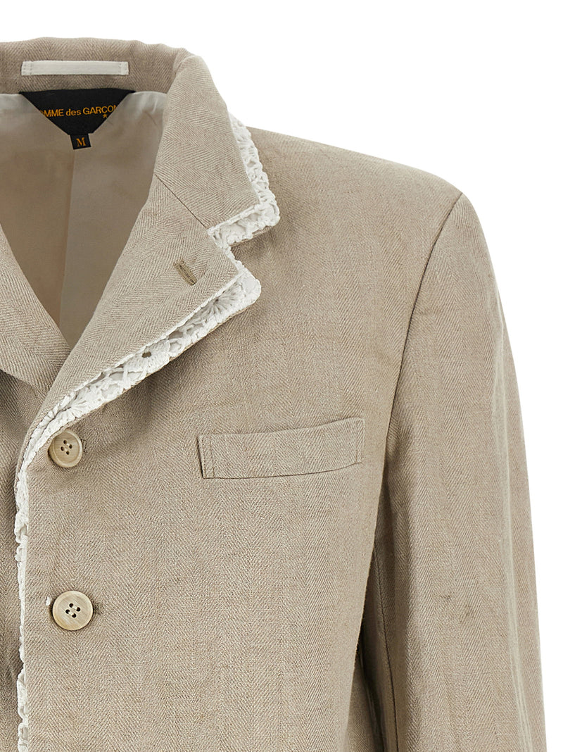 Comme Des Garcons Comme Des Garcons Double Layer Lapel Blazer