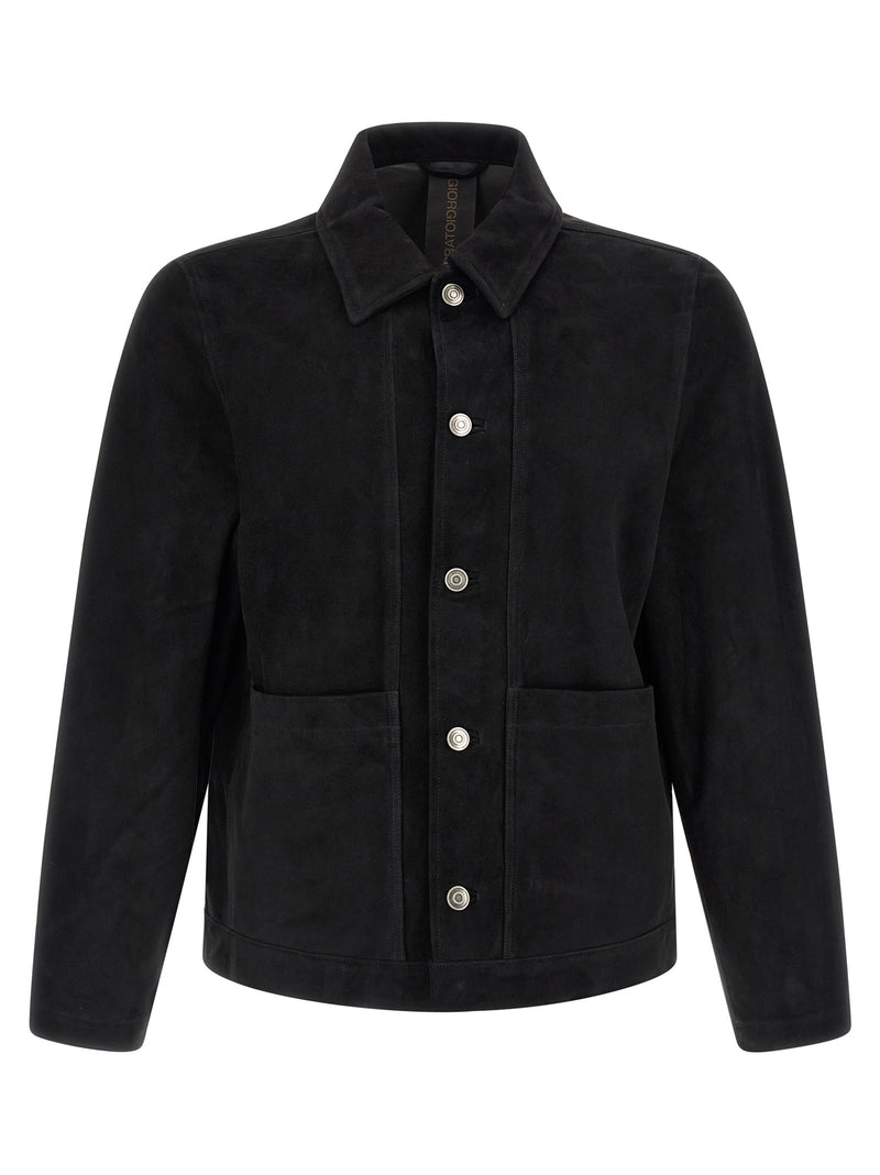 Giorgio Brato Giorgio Brato Fiore Suede Jacket