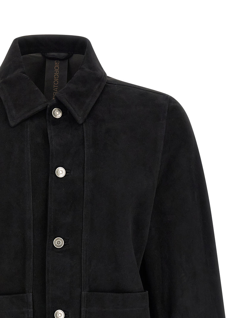 Giorgio Brato Giorgio Brato Fiore Suede Jacket