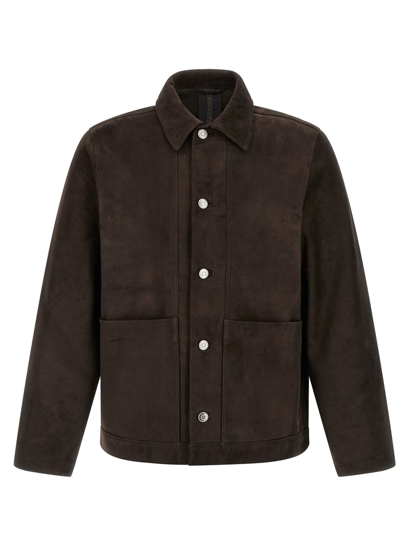 Giorgio Brato Giorgio Brato Fiore Suede Jacket