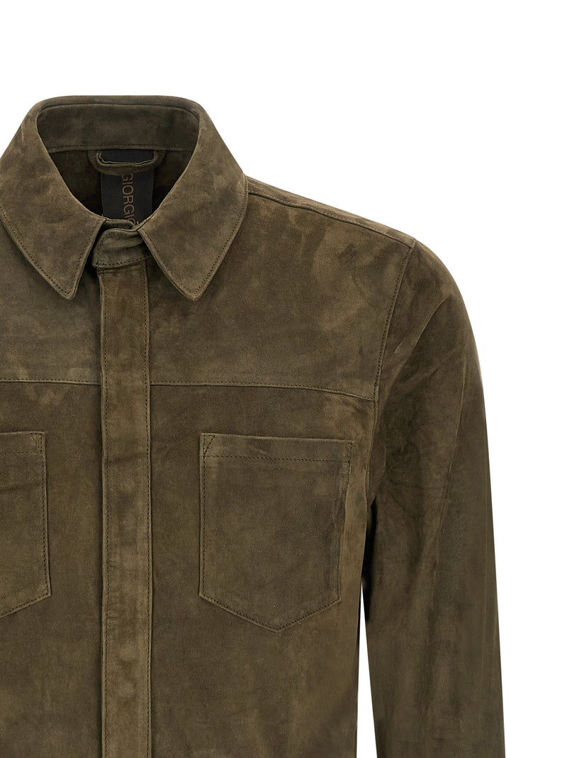Giorgio Brato Giorgio Brato Suede Shirt Gloves