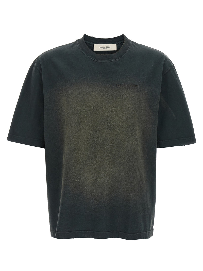 Golden Goose Used Dyed Cotton T-shirt | Urbalenti™ NYC