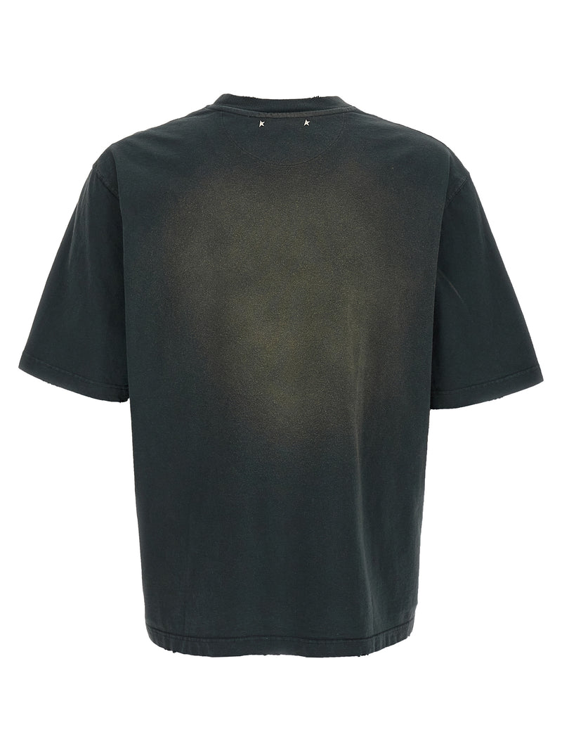 Golden Goose Used Dyed Cotton T-shirt | Urbalenti™ NYC