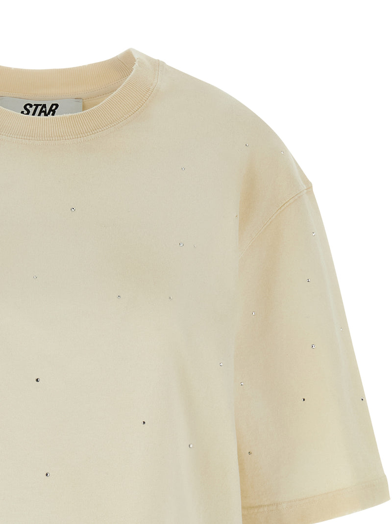 Golden Goose Crystal T-shirt - Cotton | Urbalenti™ NYC