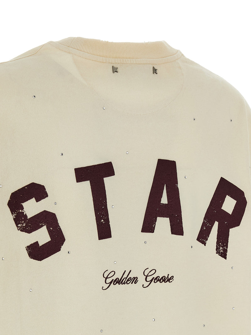 Golden Goose Crystal T-shirt - Cotton | Urbalenti™ NYC