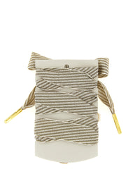 Elegant display of Golden Goose Skin Vintage Shoelaces in a vintage-effect cotton design. A stunning addition to elevate your Golden Goose sneakers. Featured for LDin, Spring - Summer 2026, Women, Women > Accessories, Women > Accessories > Jewellery, Yes Eu, Golden Goose Skin Vintage Shoelaces.