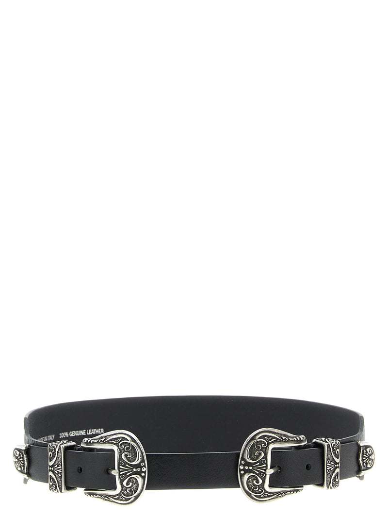 Golden Goose Double Buckle Belt | Urbalenti™ NYC