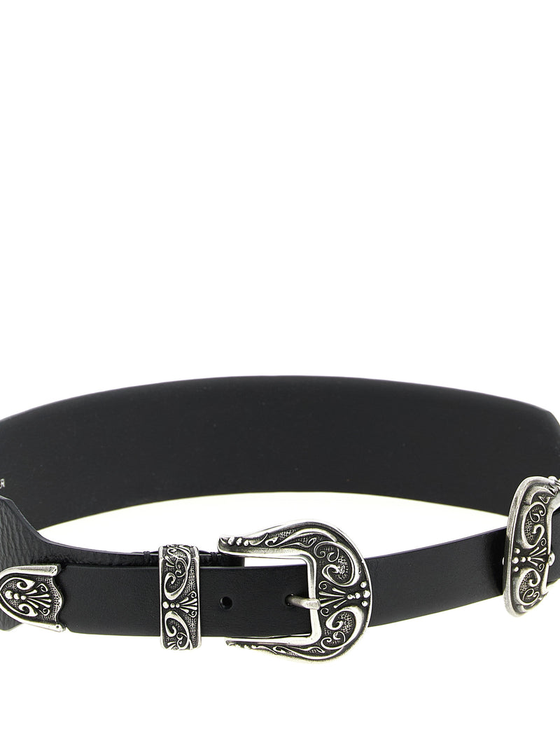 Golden Goose Double Buckle Belt | Urbalenti™ NYC