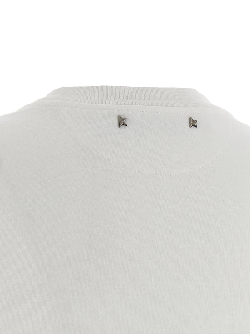 Golden Goose Crystal Crew Neck T-shirt - Cotton | Urbalenti | Urbalenti™... | Urbalenti™ NYC