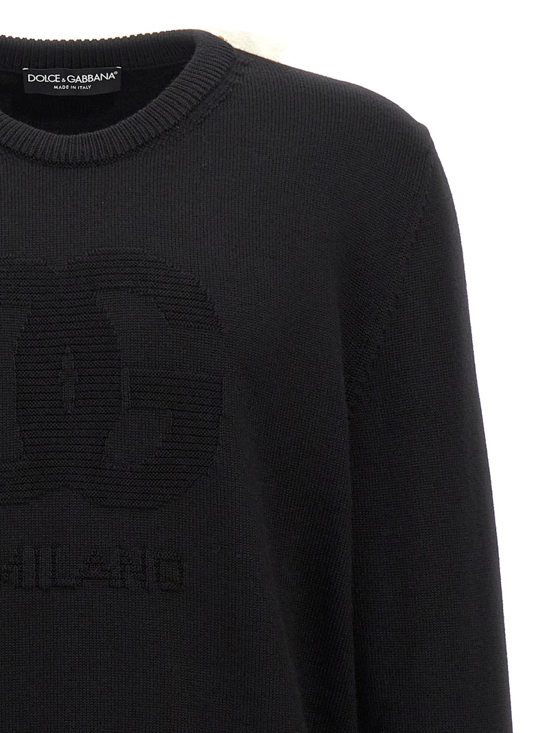 Dolce & Gabbana Dg Intarsia Sweater | Urbalenti™ NYC