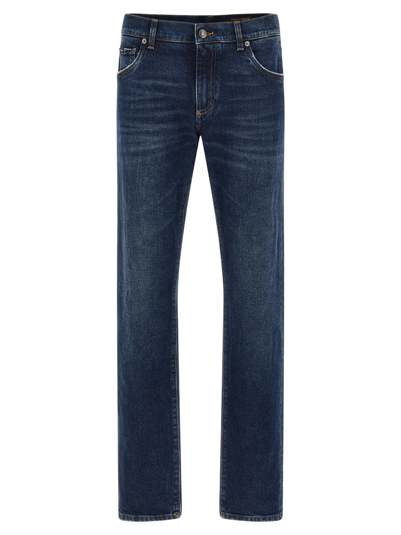 Dolce & Gabbana Dolce & Gabbana Logo Plaque Jeans