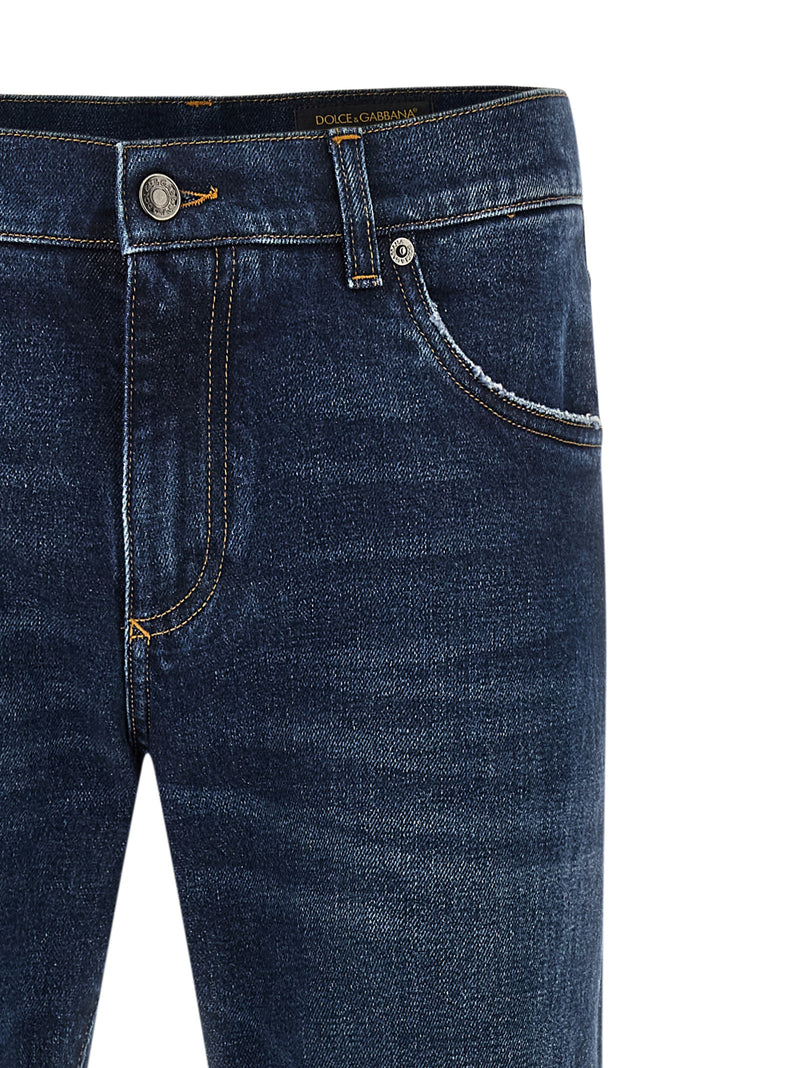 Dolce & Gabbana Dolce & Gabbana Logo Plaque Jeans