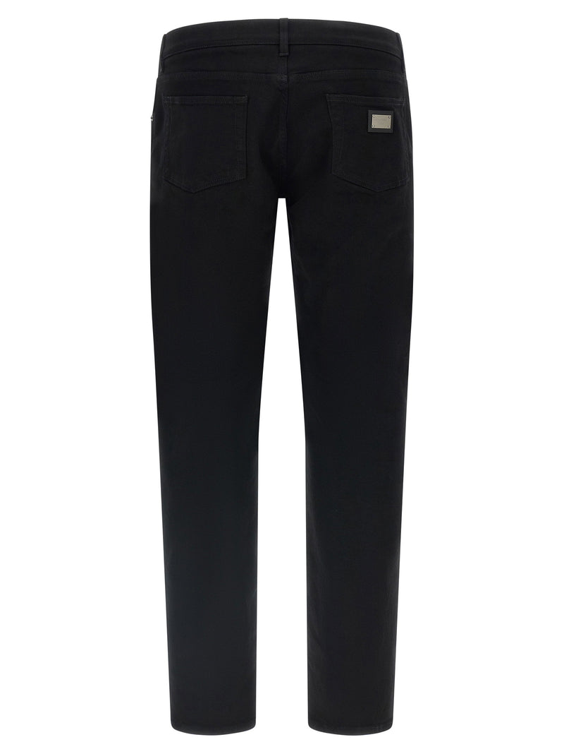 Dolce & Gabbana Dolce & Gabbana Logo Plaque Jeans