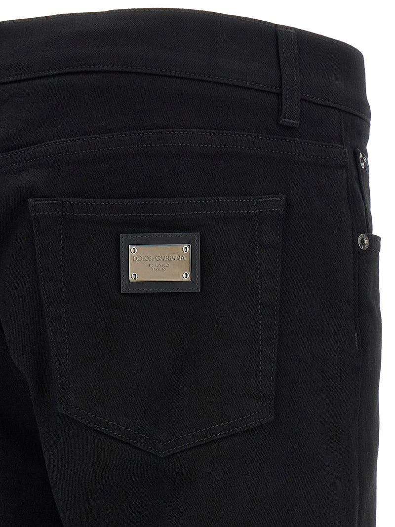 Dolce & Gabbana Dolce & Gabbana Logo Plaque Jeans