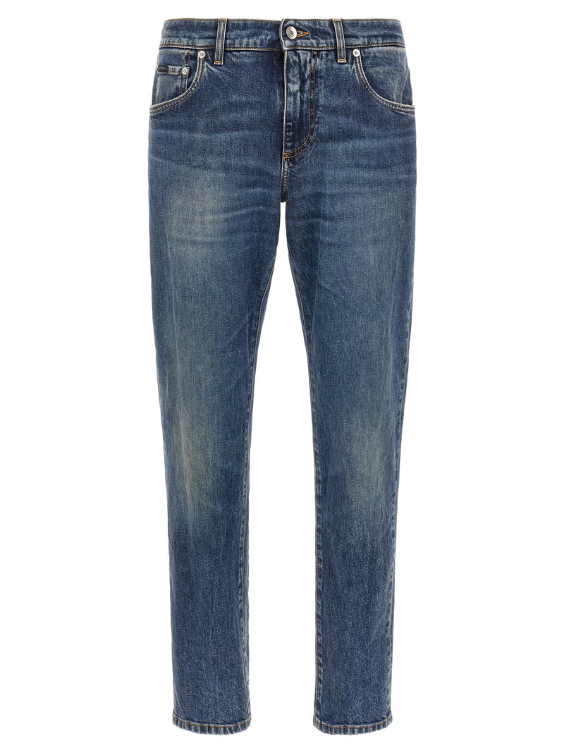 Dolce & Gabbana Dolce & Gabbana Logo Plaque Jeans