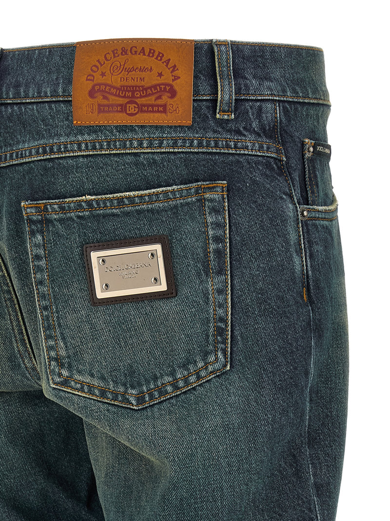 Dolce & Gabbana Dolce & Gabbana Logo Tag Jeans