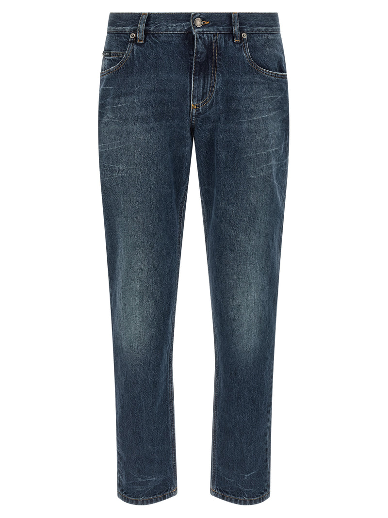 Dolce & Gabbana Dolce & Gabbana Logo Embroidery Jeans